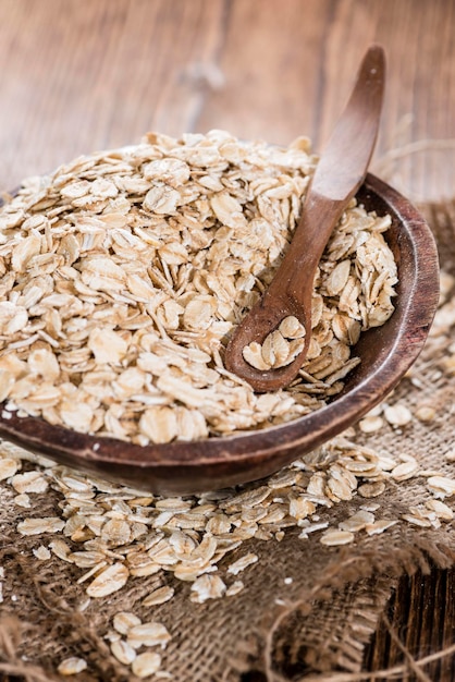 Oatmeal in a bowl