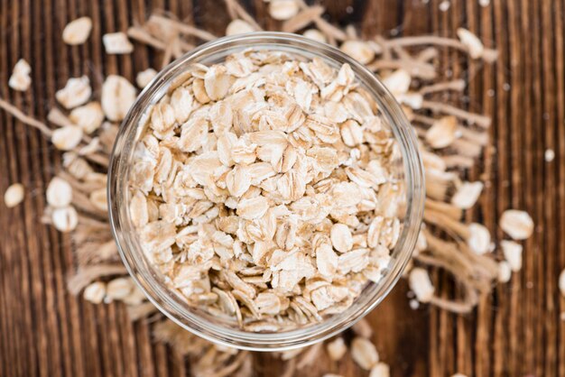 Oatmeal in a bowl