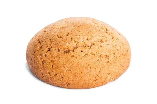 Oatmeal cookie isolated