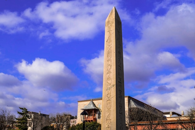 Obelisk of Theodosius or Egyptian Obelisk in ancient Hippodrome