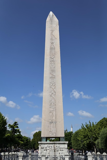 Obelisk of Theodosius in Istanbul City