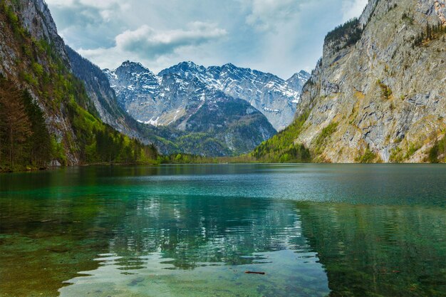 Obersee mountain lake Germany