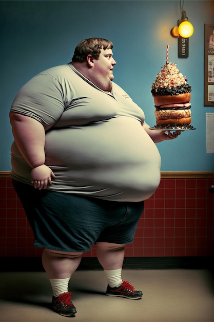 Foto obesitas dag concept