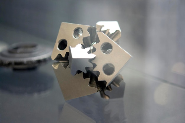 Object afgedrukt op metalen 3d-printer