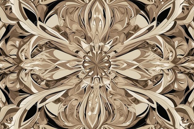 Object symmetry pattern beige brightly