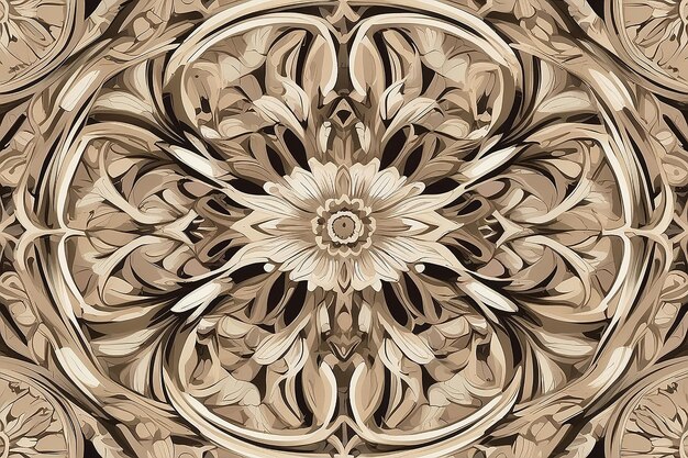 Object symmetry pattern beige brightly