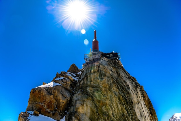 Observatiestation Aiguille du Midi Chamonix Mont Blanc Haute