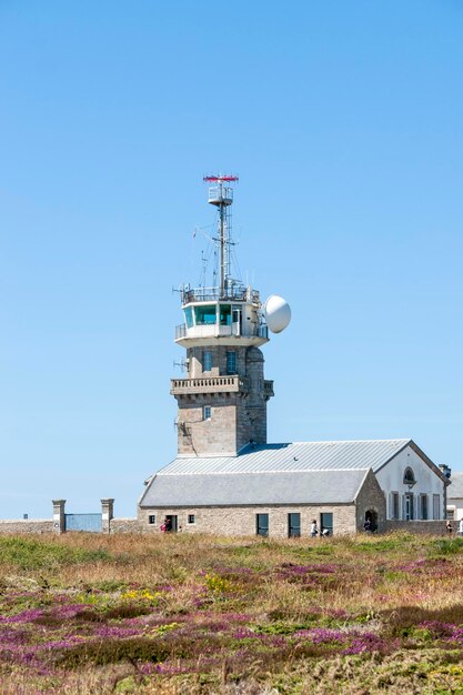 Photo observation tower in brittany