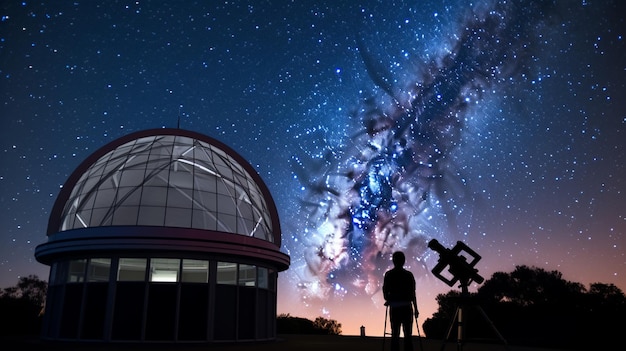 Foto astronomi dell'osservatorio