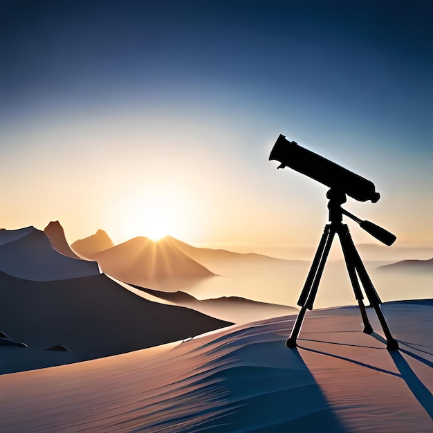 Observing the whole world through a telescope