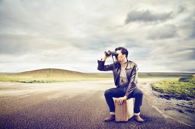 Observing with a binocular