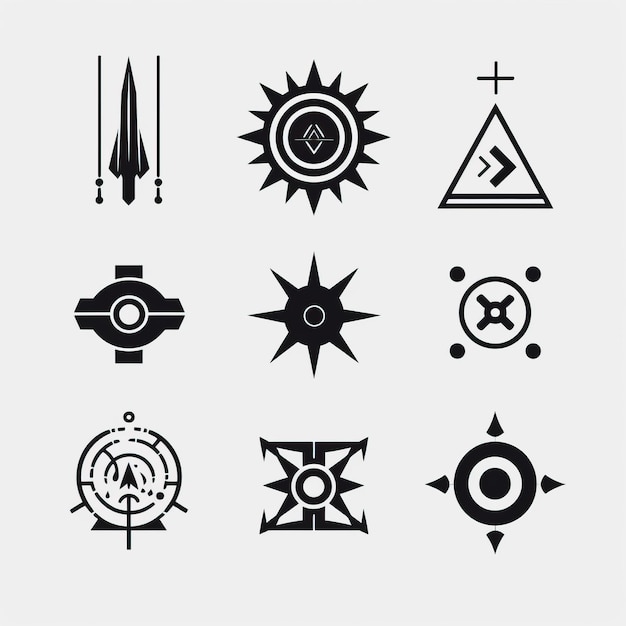 Photo occult mystic spiritual symbols 4 svg clipart icon symbols