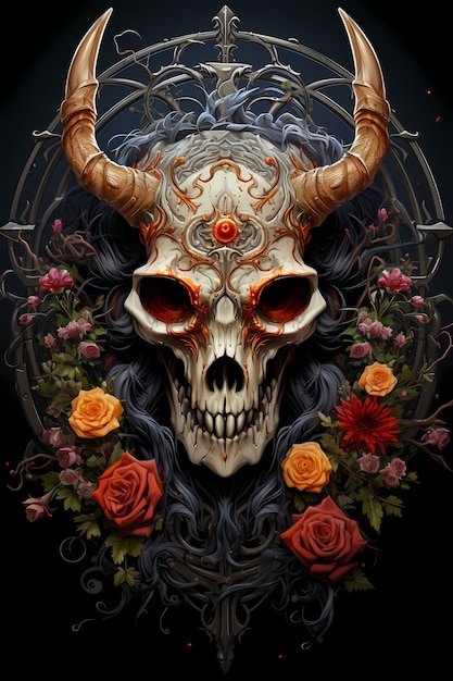 The occult tshirt dark art illustration