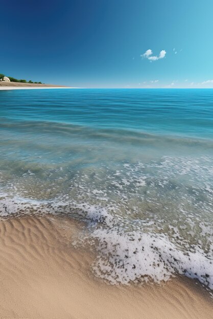 Ocean Beach Zeezicht Natuurlijk landschap en eilandlandschap