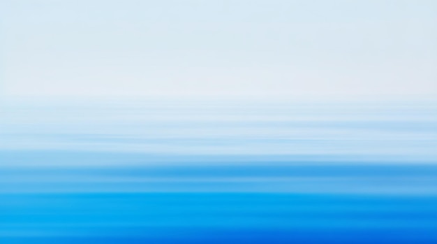 Ocean Breeze Tranquil Ocean Blue Blur