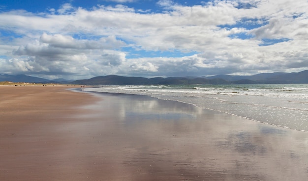 Ocean coastline in sunny day