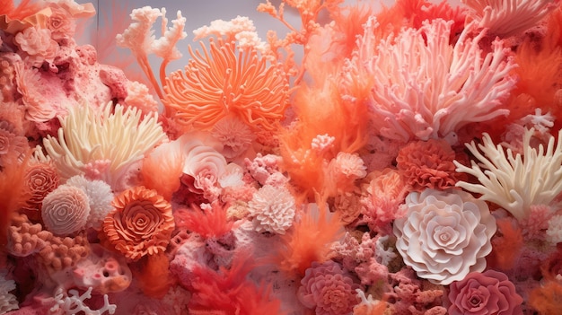 Photo ocean coral background