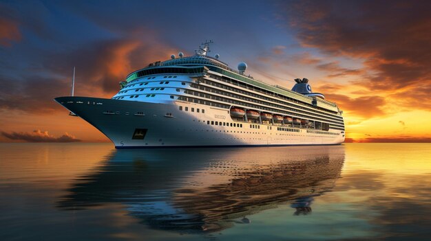 Photo ocean cruises background