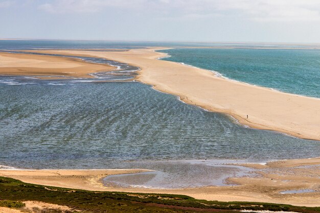 Ocean and desert