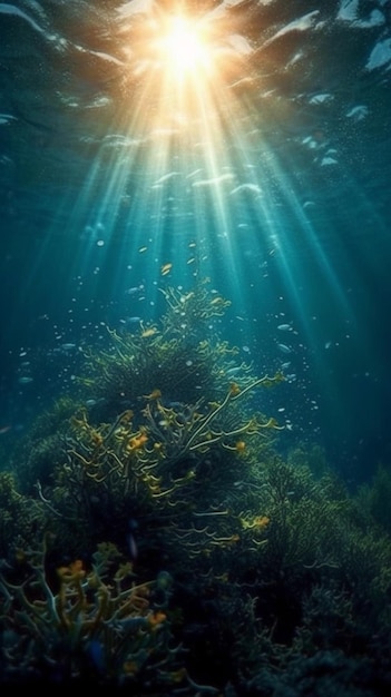 The ocean floor is a beautiful place to be.