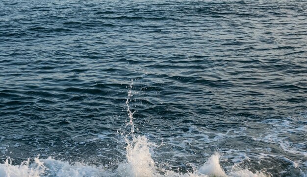 Ocean golven achtergrond Natuurlijke patroon van het wateroppervlak