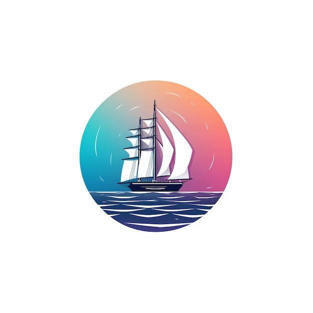 Ocean-logo Boot-logo Verlooplogo Ocean Boat-verloop
