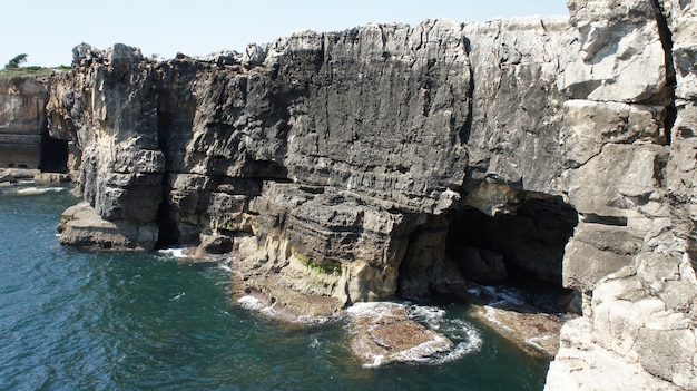 ocean rocks in Bocka do Inferno Portugal