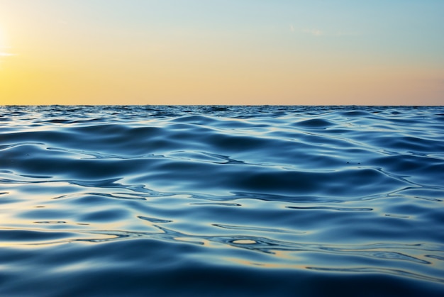 Ocean surface background, horizon