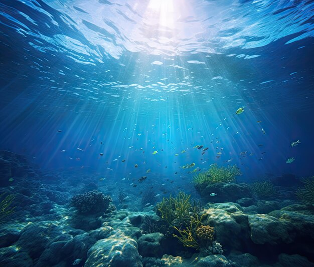 海底の風景 海の風景