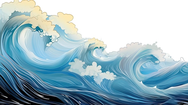 ocean water illustration