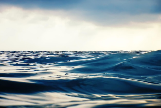 海の水面、海の水の背景