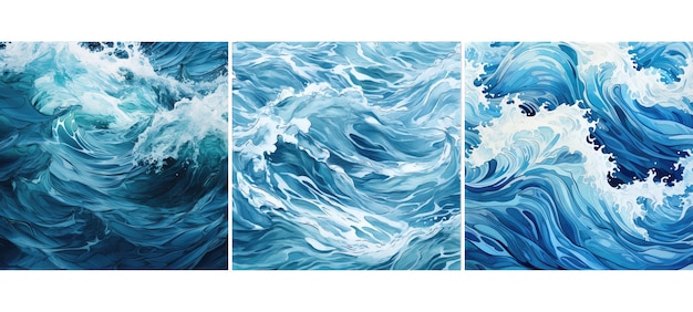 Ocean water wave background texture