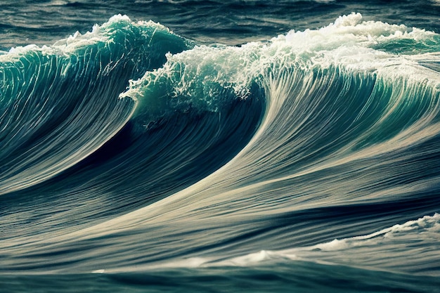 Photo ocean wave background