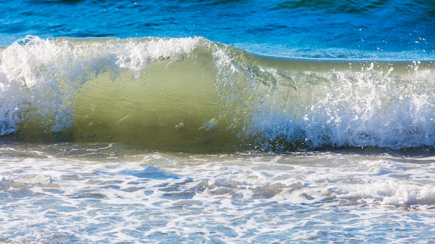 Ocean wave on the Pacific coast of Kamchatka