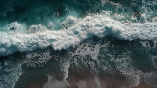 Premium AI Image | Ocean Waves background