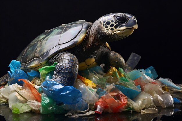 Ocean39s Sorrow Sea Turtles and the Menace of Plastic Waste Generative AI