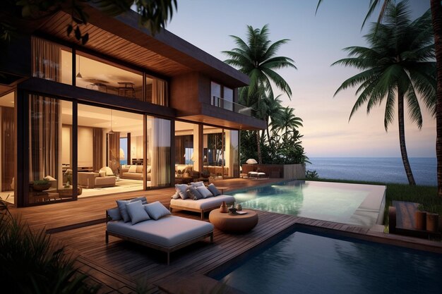 Oceanfront Villa with Spectacular View