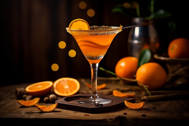 Oceanic Orange Zest Refreshing and Healthy Cocktail