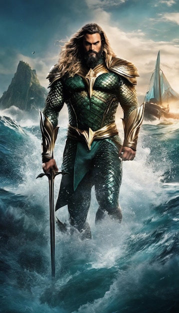 Oceanic Sovereign Aquaman DC Machtige Beschermer van Atlantis