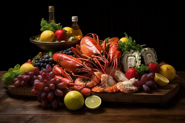 Oceans Bounty Fresh Seafood Display