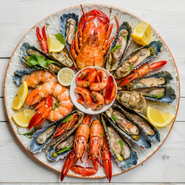 Photo oceans harvest platter