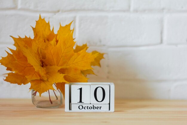 October 12nd. Day 12 of month, Calendar date. Many yellow sheet of the  calendar. Autumn month, day of the year concept Stock Photo - Alamy