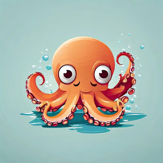 Photo octopus illustration