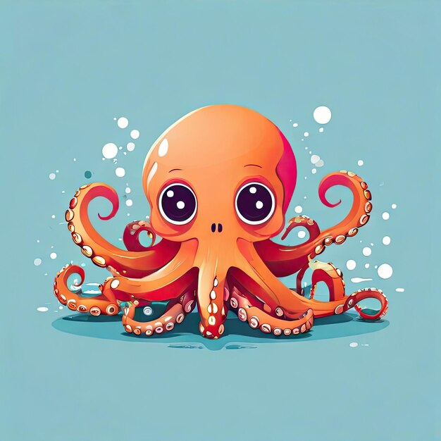 Photo octopus illustration