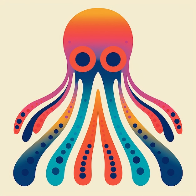 Photo octopus illustration