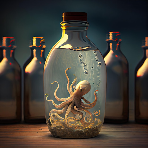 Octopus in een fles Generatieve AI