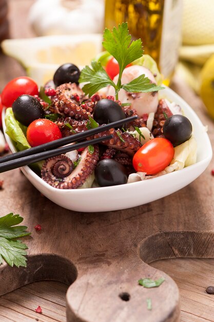 Octopus salad