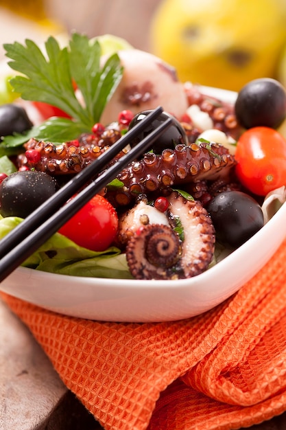 Octopus salad