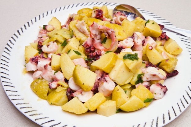 Octopus salad