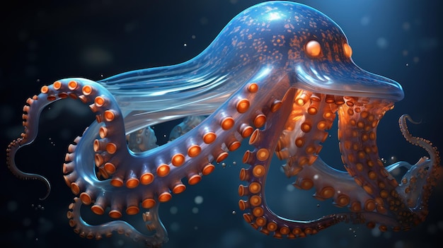 octopus vector HD 8K wallpaper Stock Photographic Image
